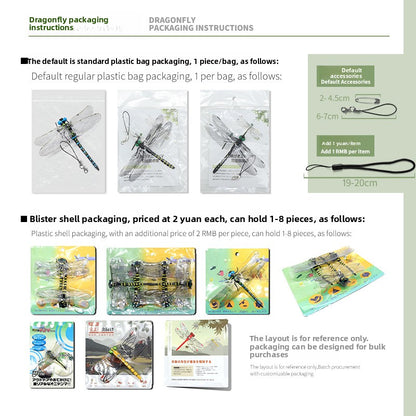Modeling of dragonfly handicrafts